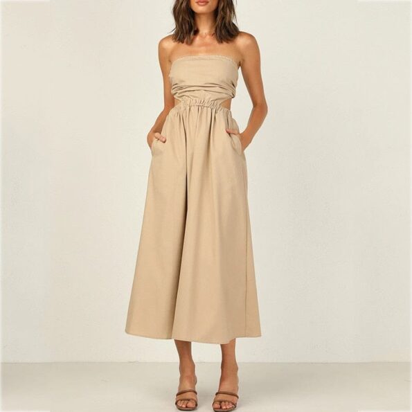Robe Sexy pour femme sexy Size: S, M, L, XL Myrlana Beige S